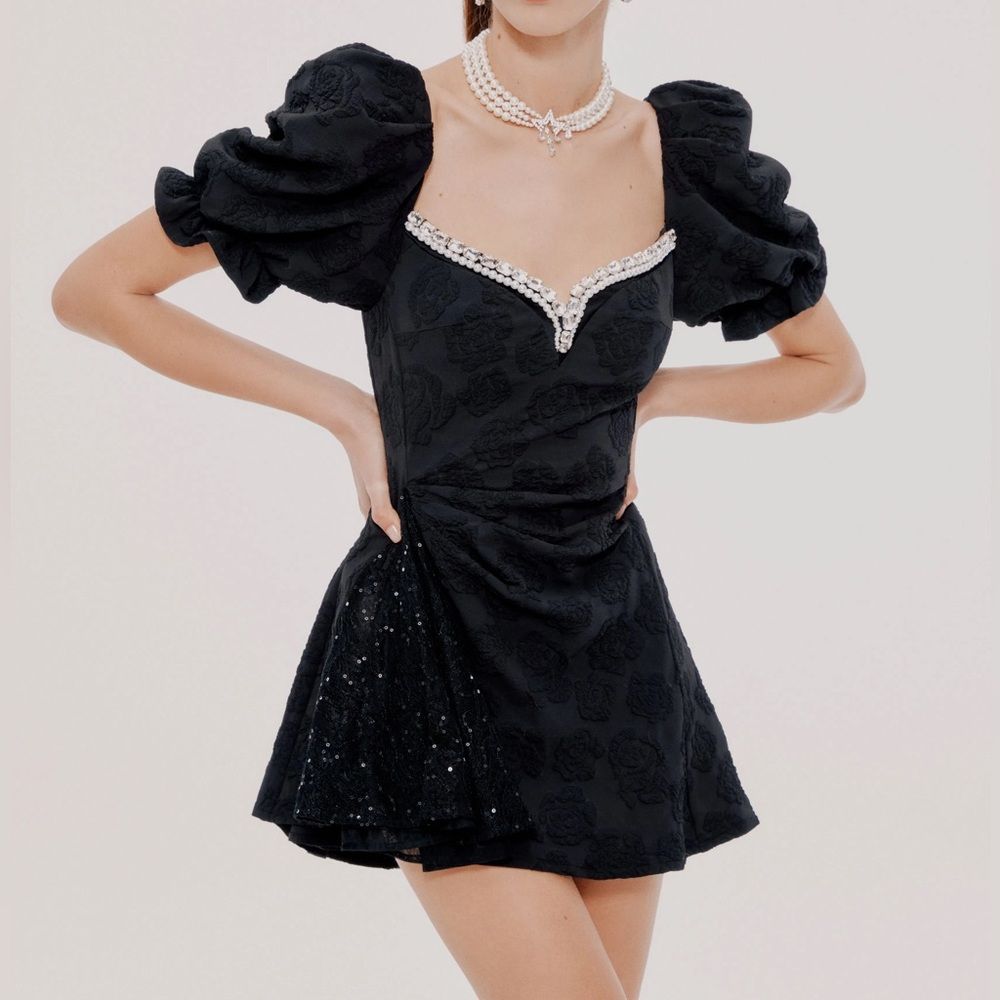 Nana Jacqueline Ysabella Dress Black Size Small